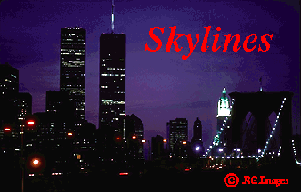 New York City Skyline - Night #1 - (Image #1029)